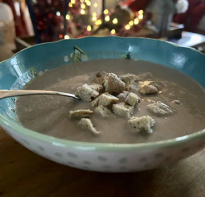 Roast Chestnut and Apple Soup